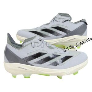 Size 6.5 Adidas Adizero Instict TPU Softball Cleats Women Grey Black New ID0864